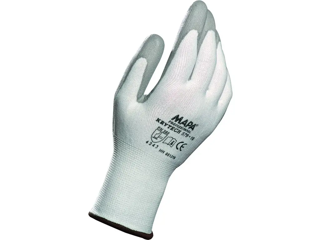 Fotografie Protipořezové rukavice MAPA KRYTECH, bílé, vel. 09 (MB-8752956MR)