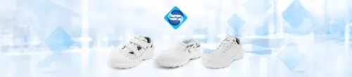 Certifikace Sanitized® v bílé pracovní obuvi CXS