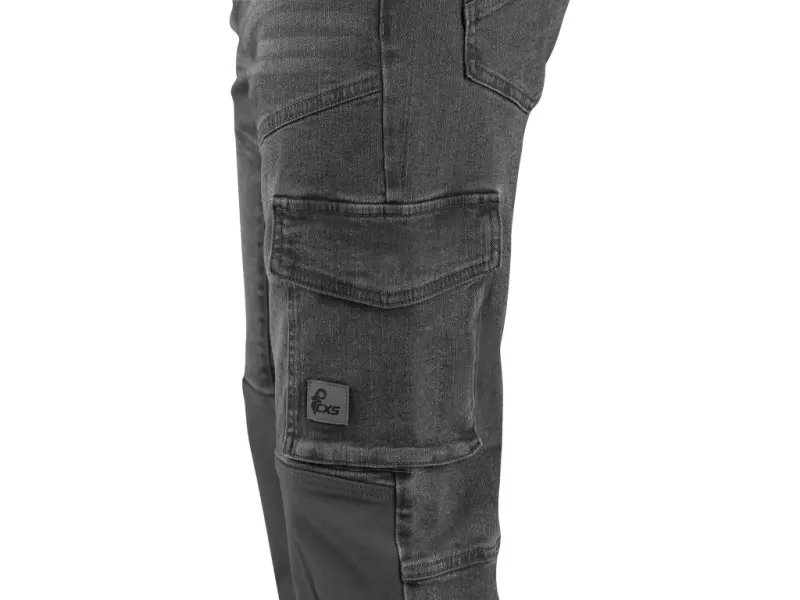 Kalhoty jeans CXS ALBI, pánské, šedé, vel. 50 Kalhoty jeans CXS ALBI, pánské, šedé, vel. 50