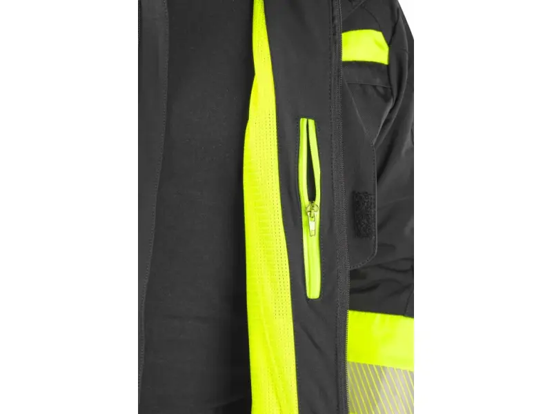 Blůza CXS NAOS HV, pánská, černá-žlutá Hi-Vis, reflexní pruhy, vel. 50
