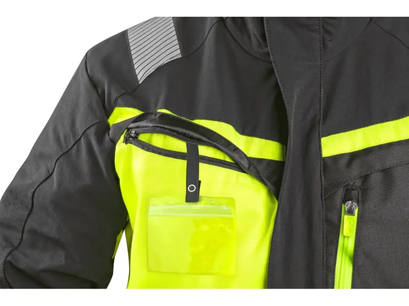 Blůza CXS NAOS HV, pánská, černá-žlutá Hi-Vis, reflexní pruhy, vel. 56