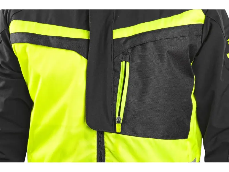 Blůza CXS NAOS HV, pánská, černá-žlutá Hi-Vis, reflexní pruhy, vel. 64