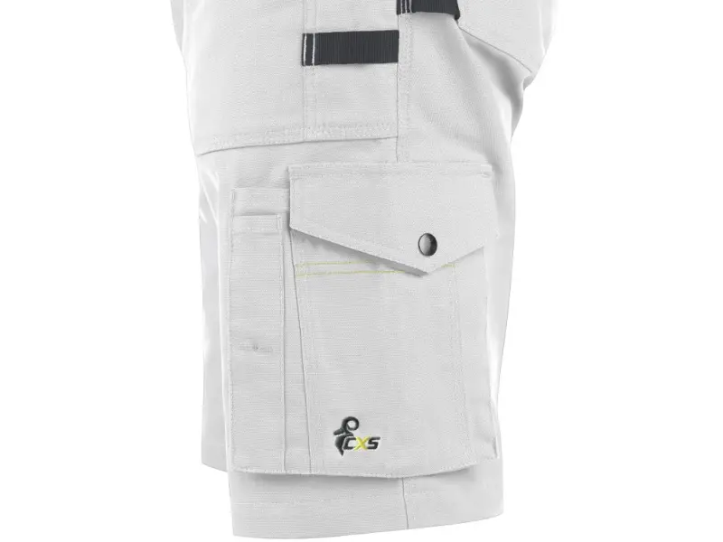 Kraťasy CXS STRETCH pánské, bílo-šedé, vel. 50