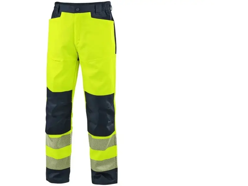 Kalhoty CXS HALIFAX, výstražné se síťovinou, pánské