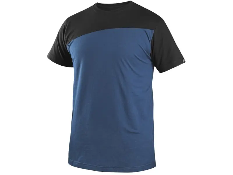 Tričko CXS OLSEN, krátký rukáv, ocelově modro-černé, vel. 3XL Tričko CXS OLSEN, krátký rukáv, ocelově modro-černé, vel. 3XL