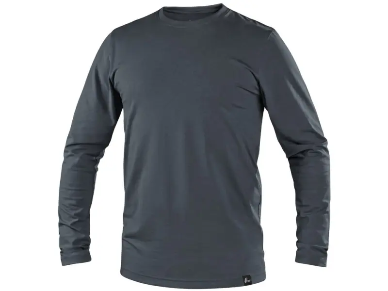 Tričko CXS SIMON, dlouhý rukáv, antracitové, vel. 2XL