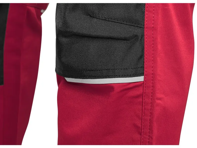 Kalhoty CXS SOLIS pánské, červeno-černé, vel. 58