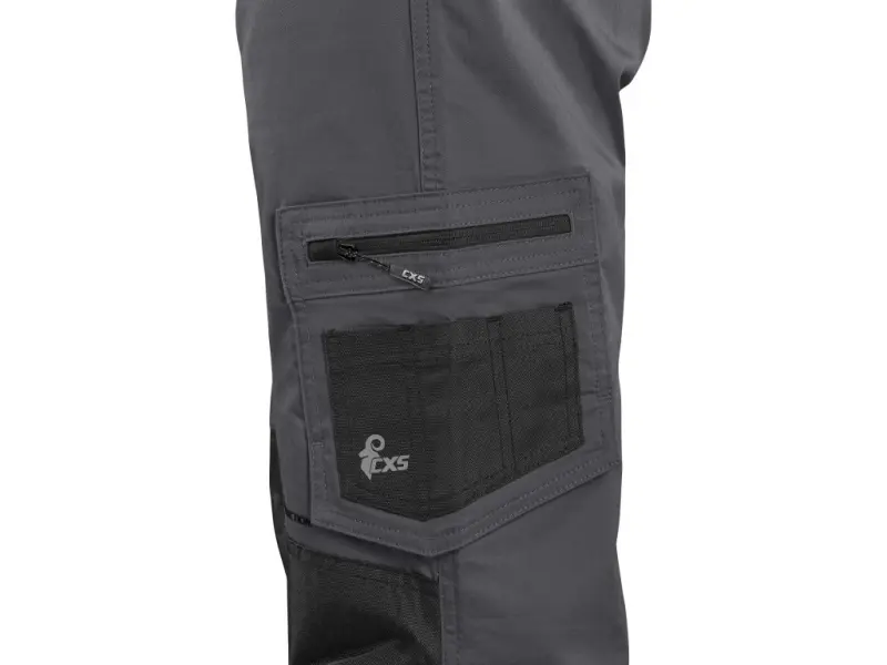 Zahradníky CXS SOLIS pánské, šedo-černé, vel. 50