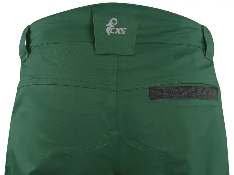 Kalhoty CXS SOLIS pánské, zeleno-černé, vel. 48