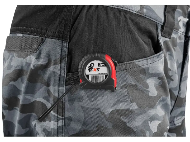 Kalhoty CXS SOLIS pánské, maskáčovo-černé, vel. 50