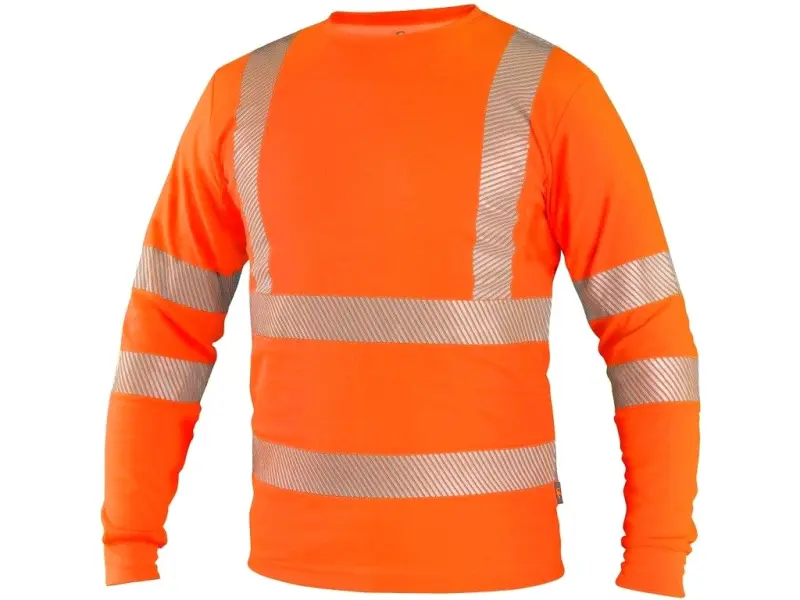 Tričko CXS OLDHAM, dlouhý rukáv, výstražné, pánské Tričko CXS OLDHAM, dlouhý rukáv, výstražné, pánské