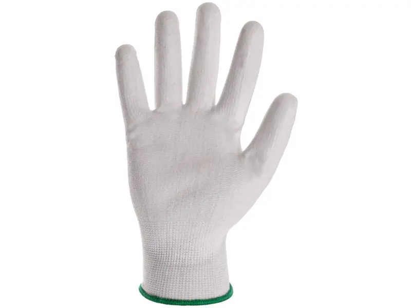 Rukavice CXS BRITA WHITE, máčené v polyuretanu, vel. 08 Rukavice CXS BRITA WHITE, máčené v polyuretanu, vel. 08