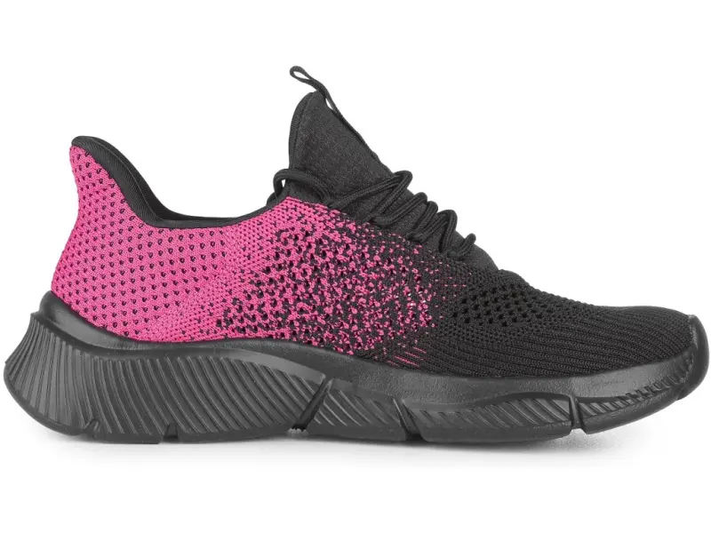 Obuv polobotka CXS BARBADOS, růžovo-černá