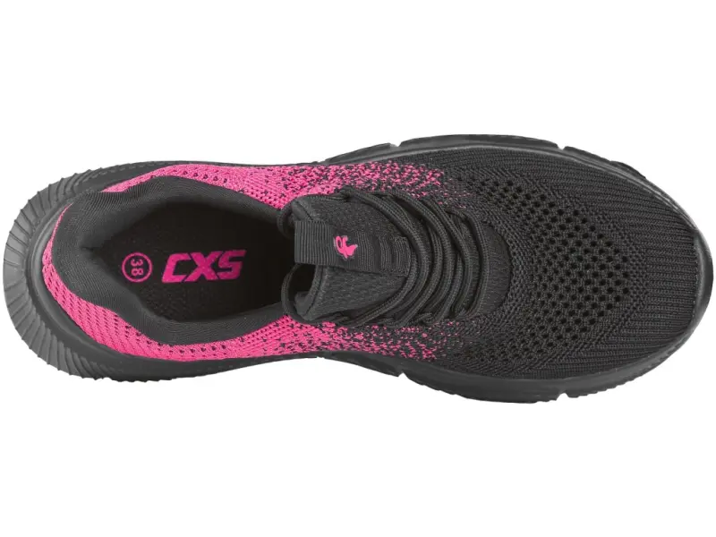 Obuv polobotka CXS BARBADOS, růžovo-černá, vel. 38 Obuv polobotka CXS BARBADOS, růžovo-černá, vel. 38