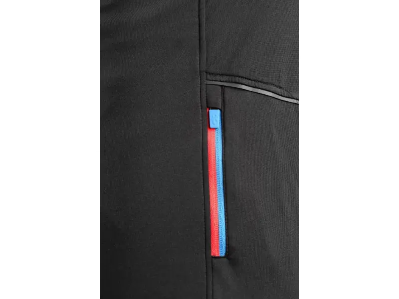 Mikina CXS LEONIS, černá s HV modro/červenými doplňky, vel. 3XL Mikina CXS LEONIS, černá s HV modro/červenými doplňky, vel. 3XL