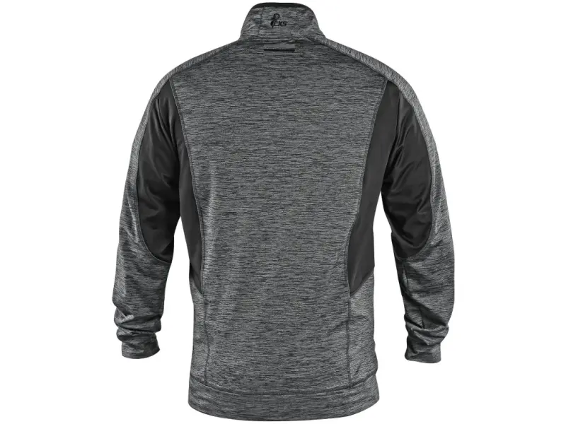 Mikina CXS LEONIS, šedo - černá, vel. 4XL