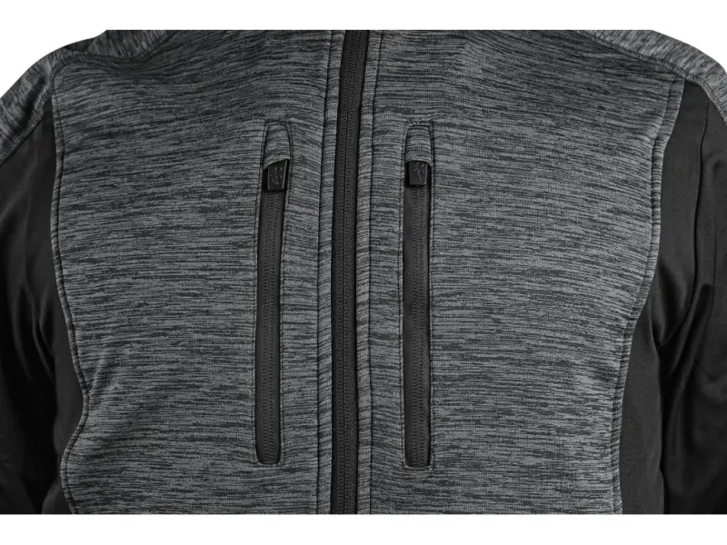 Mikina CXS LEONIS, šedo - černá, vel. 5XL Mikina CXS LEONIS, šedo - černá, vel. 5XL
