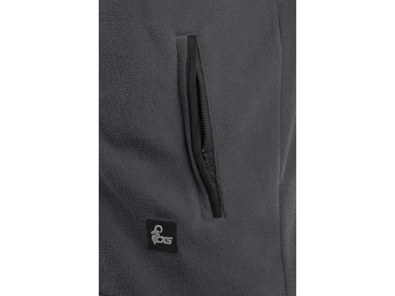 Bunda CXS 4ENVI SOLIS, pánská, fleecová, šedo-černá