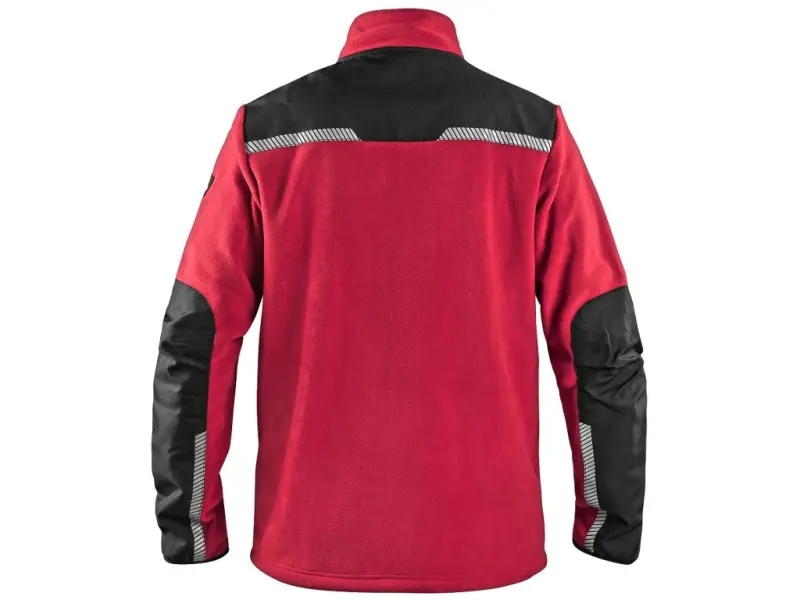 Bunda CXS 4ENVI SOLIS, pánská, fleecová, červeno-černá, vel. XL