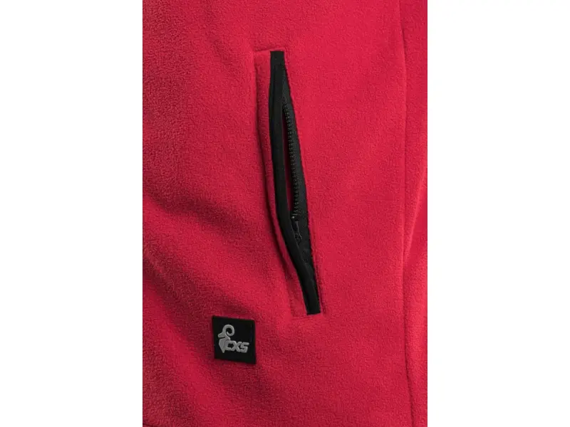 Bunda CXS 4ENVI SOLIS, pánská, fleecová, červeno-černá, vel. 2XL