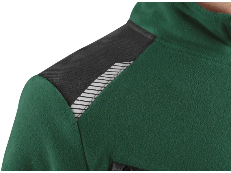 Bunda CXS 4ENVI SOLIS, pánská, fleecová, zeleno-černá, vel. 3XL