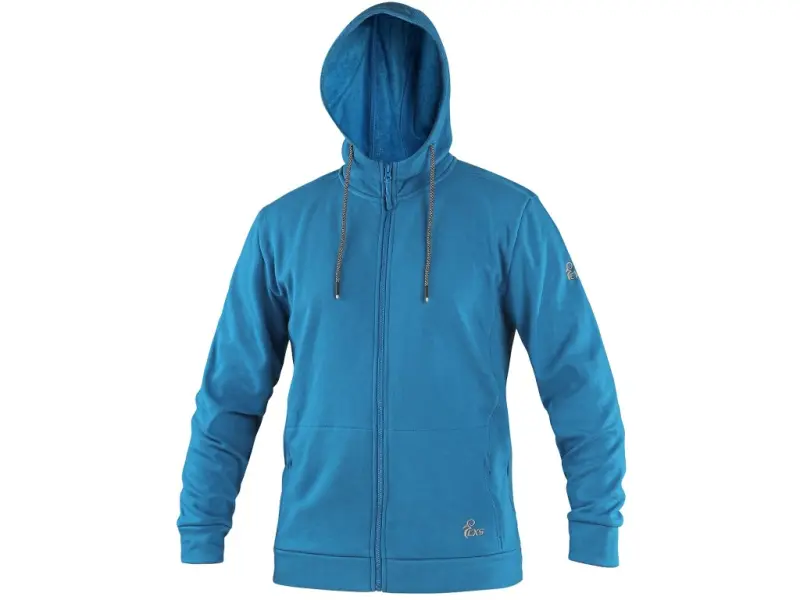 Mikina CXS HARRISON, pánská, středně modrá, vel. 3XL