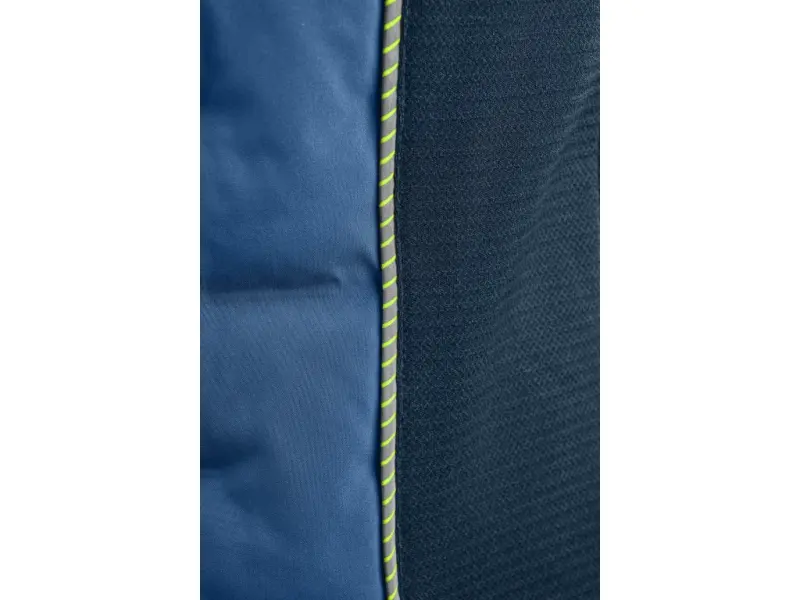 Bunda CXS NAOS, hybrid, pánská, modro-modrá, HV žluté doplňky, vel. L