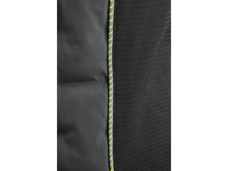 Bunda CXS NAOS, hybrid, pánská, šedo-černá, HV žluté doplňky