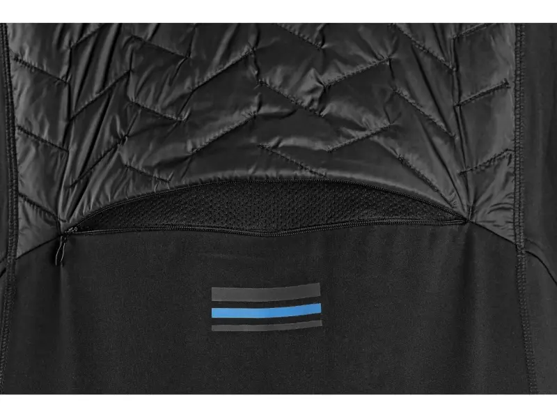 Bunda CXS LEONIS II, pánská, černá s HV modro/červenými doplňky, vel. 3XL