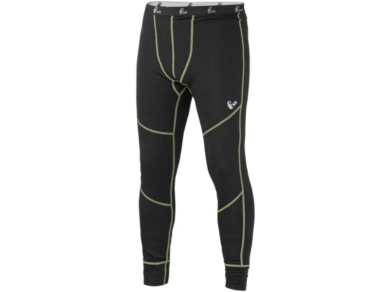 Spodky CXS REWARD, funkční, pánské, černo-zelené, vel. 2XL