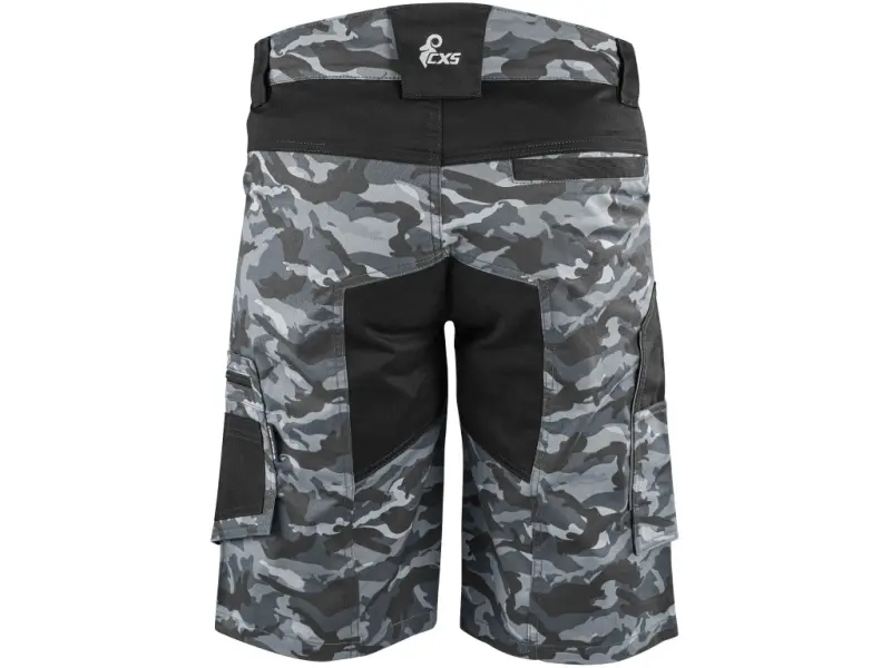 Kraťasy CXS SOLIS FLEX, pánské, maskáčovo-černé, vel. 46