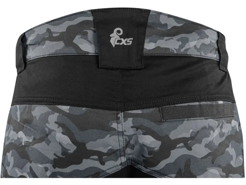 Kraťasy CXS SOLIS FLEX, pánské, maskáčovo-černé, vel. 48