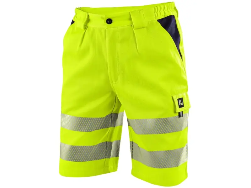 Kraťasy CXS NORWICH výstražné, pánské, žluto-modré, vel. 68