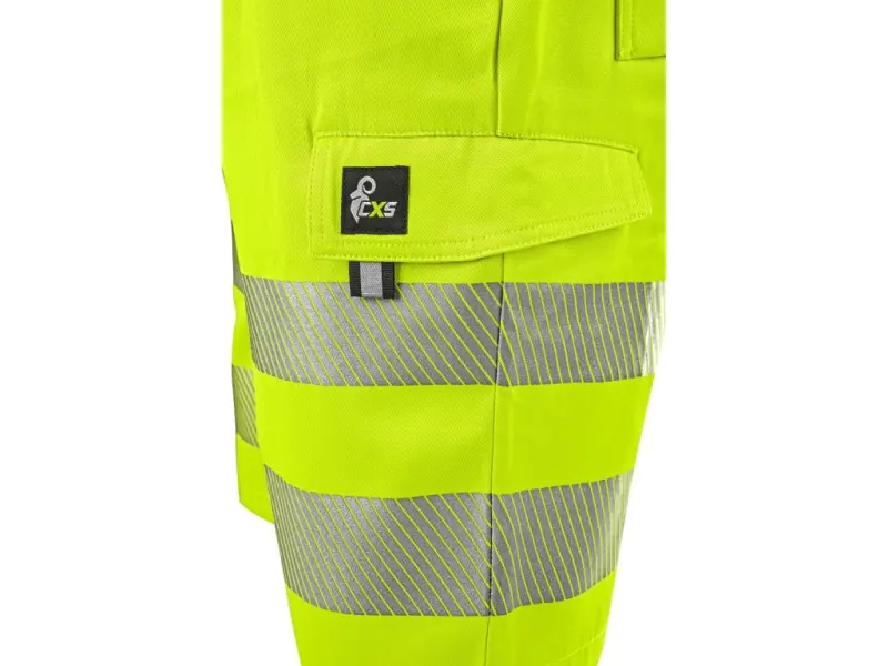 Kraťasy CXS NORWICH výstražné, pánské, žluto-modré, vel. 68