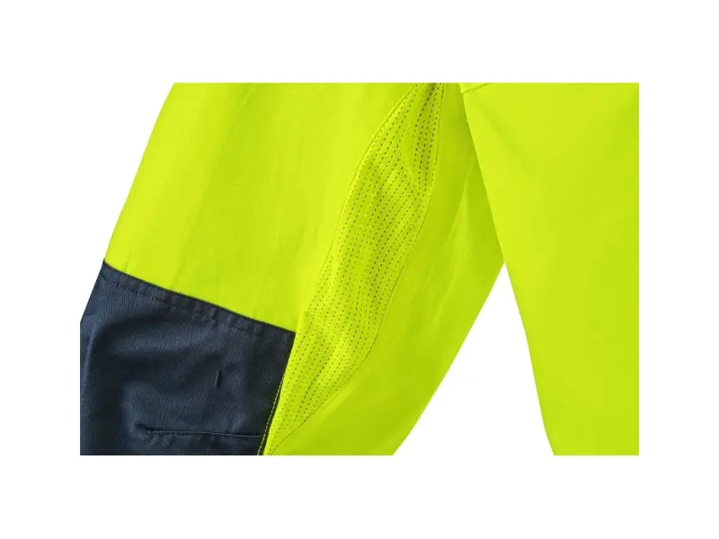 Kalhoty CXS HALIFAX, pánské, výstražné se síťovinou, žluto-modré, vel. 62