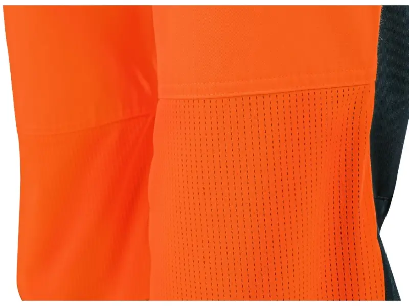 Kalhoty CXS HALIFAX, pánské, výstražné se síťovinou, oranžovo-modré, vel. 56