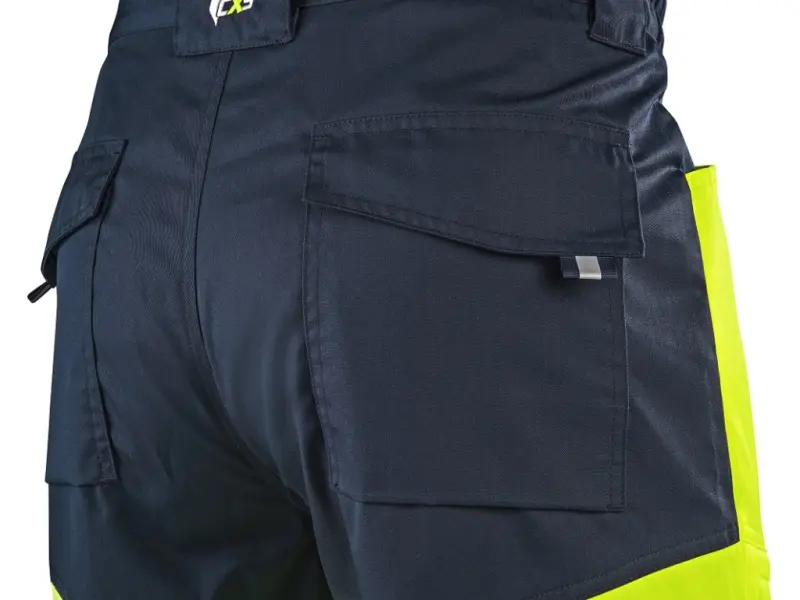 Zahradníky CXS HALIFAX, pánské, výstražné se síťovinou, žluto-modré, vel. 50