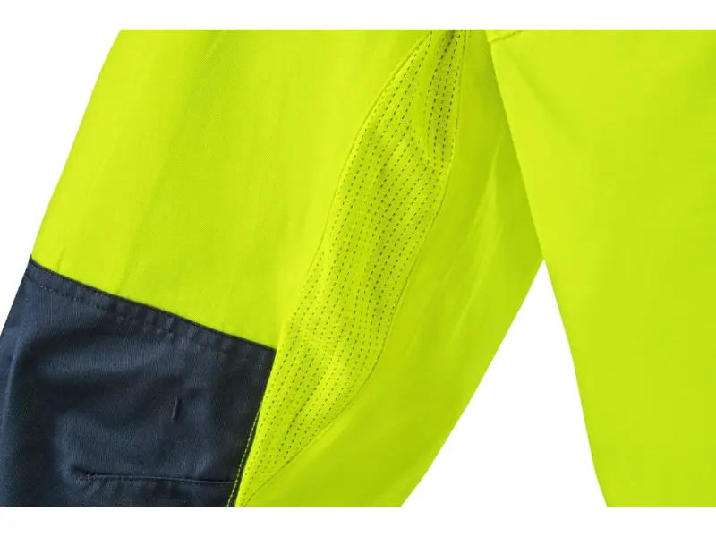 Zahradníky CXS HALIFAX, pánské, výstražné se síťovinou, žluto-modré, vel. 56