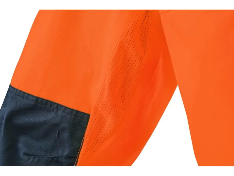 Zahradníky CXS HALIFAX, pánské, výstražné se síťovinou, oranžovo-modré, vel. 46