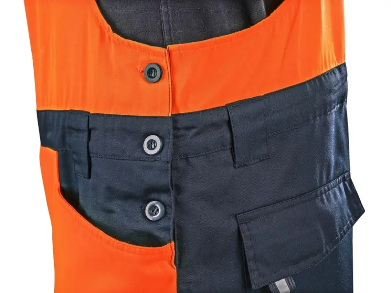 Zahradníky CXS HALIFAX, pánské, výstražné se síťovinou, oranžovo-modré, vel. 56