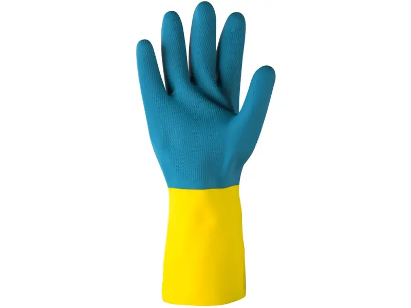 Rukavice CXS CHEMI-FORT, chemicky odolné, latex/neopren, vel. 09