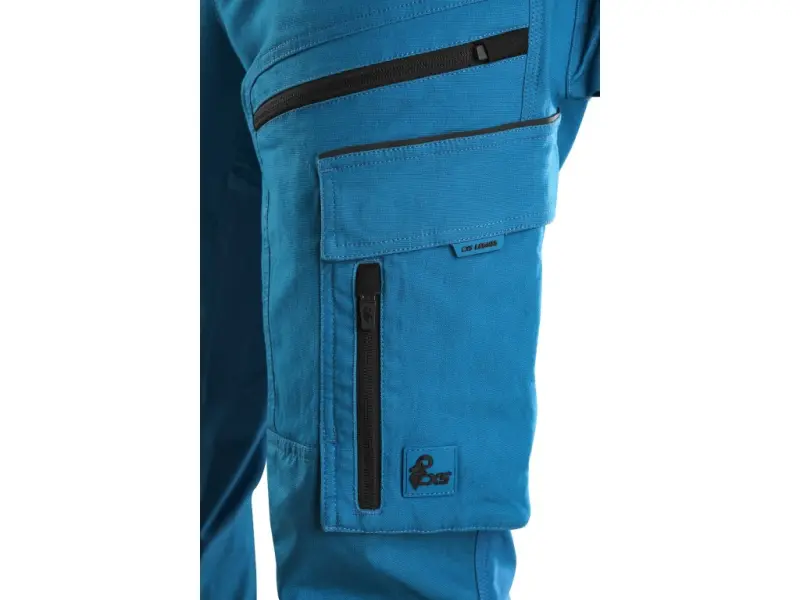 Kalhoty CXS LEONIS, pánské, stř. modré s černými doplňky, vel. 50