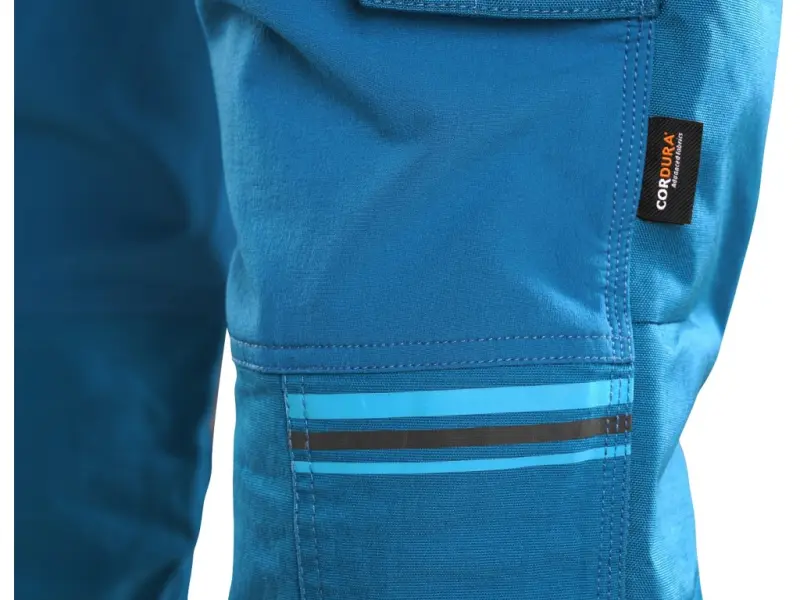 Kalhoty CXS LEONIS, pánské, stř. modré s černými doplňky, vel. 56