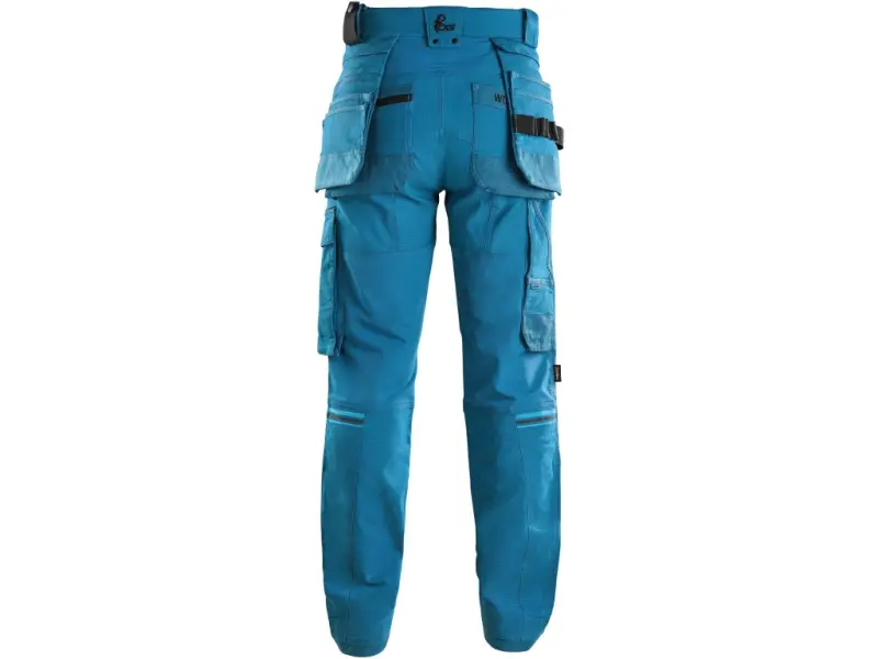 Kalhoty CXS LEONIS, pánské, stř. modré s černými doplňky, vel. 58