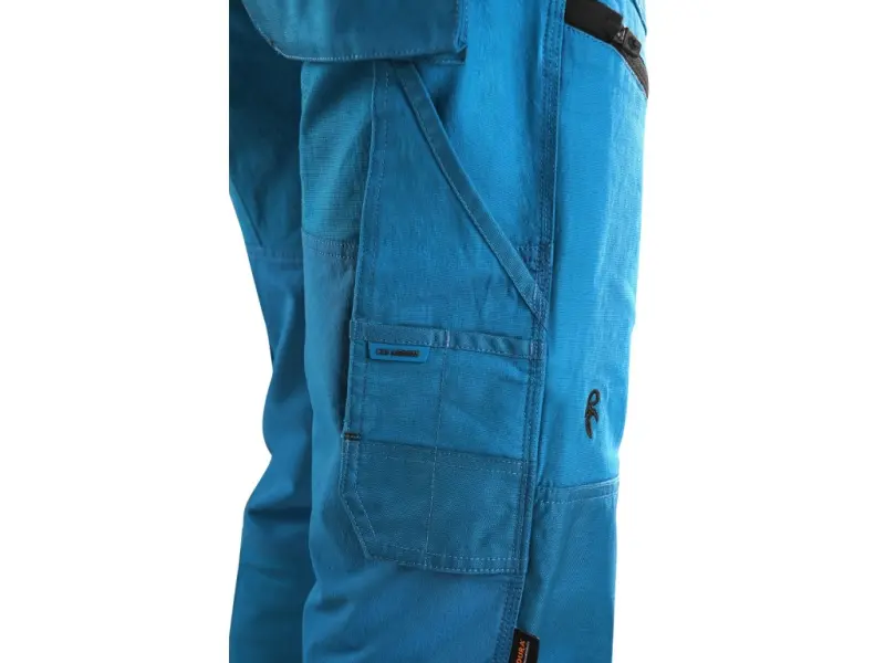 Kalhoty CXS LEONIS, pánské, stř. modré s černými doplňky, vel. 60