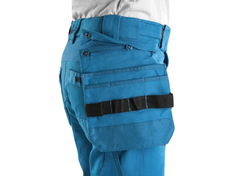 Kalhoty CXS LEONIS, pánské, stř. modré s černými doplňky, vel. 62