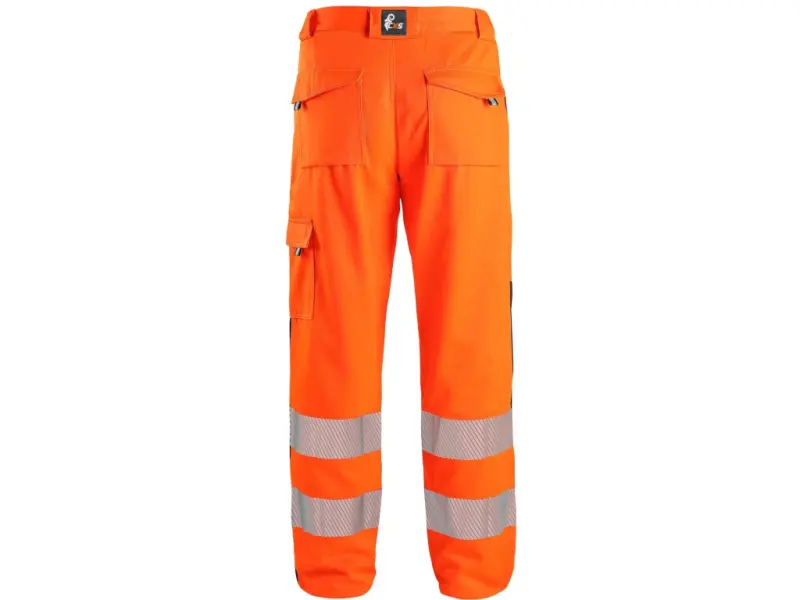Kalhoty CXS NORWICH, 170-176cm, výstražné, pánské, oranžovo-modré Kalhoty CXS NORWICH, 170-176cm, výstražné, pánské, oranžovo-modré