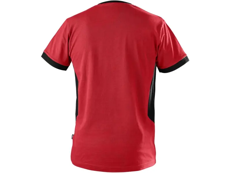 Tričko CXS OWEN, krátký rukáv, pánské, červeno-černé, vel. 3XL Tričko CXS OWEN, krátký rukáv, pánské, červeno-černé, vel. 3XL