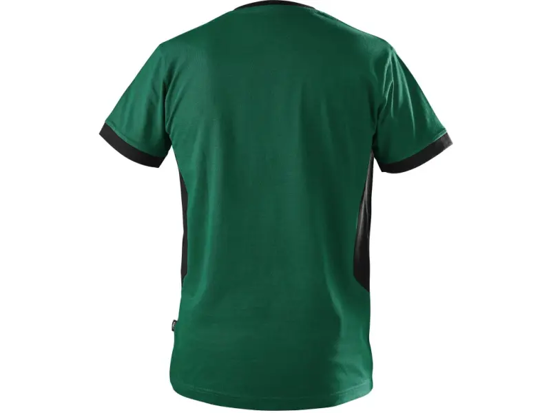 Tričko CXS OWEN, krátký rukáv, pánské, zeleno-černé, vel. 2XL Tričko CXS OWEN, krátký rukáv, pánské, zeleno-černé, vel. 2XL