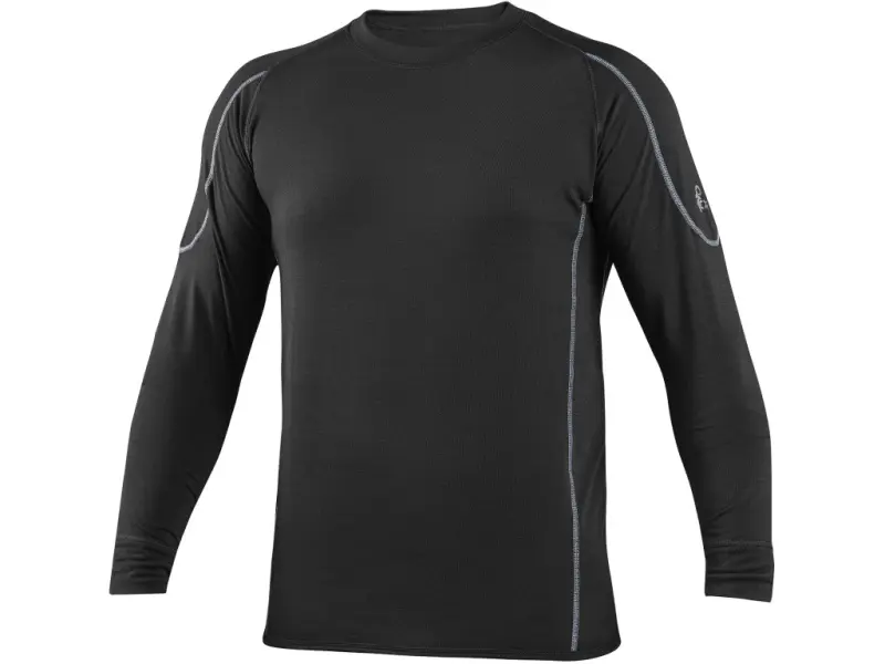 Tričko CXS REWARD, funkční, dlouhý rukáv, pánské, černo-modré, vel. 2XL